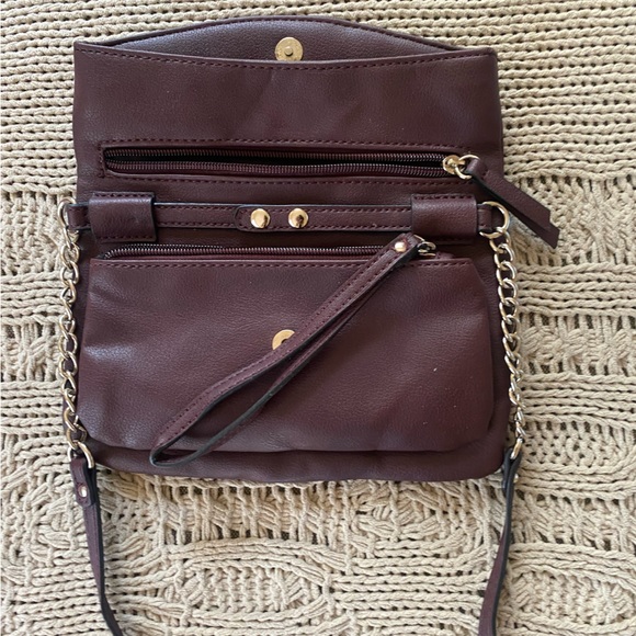 Nine West Plum colored satchel - Picture 2 of 2
